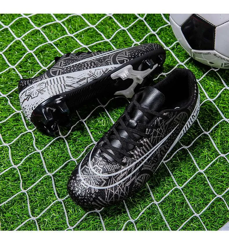 Adult and Kids' Low-Top Soccer Cleats for Training, Large Sizes