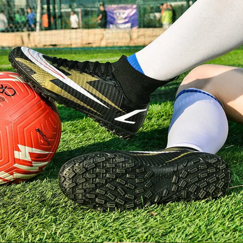 Adult High-Top Soccer Cleats for Training and Matches