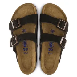 Arizona Soft Footbed Mocha Suede - Birkenstock at Brandys Shoes