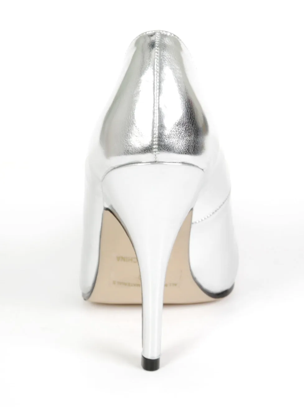 Back to Basics Court Shoe Silver