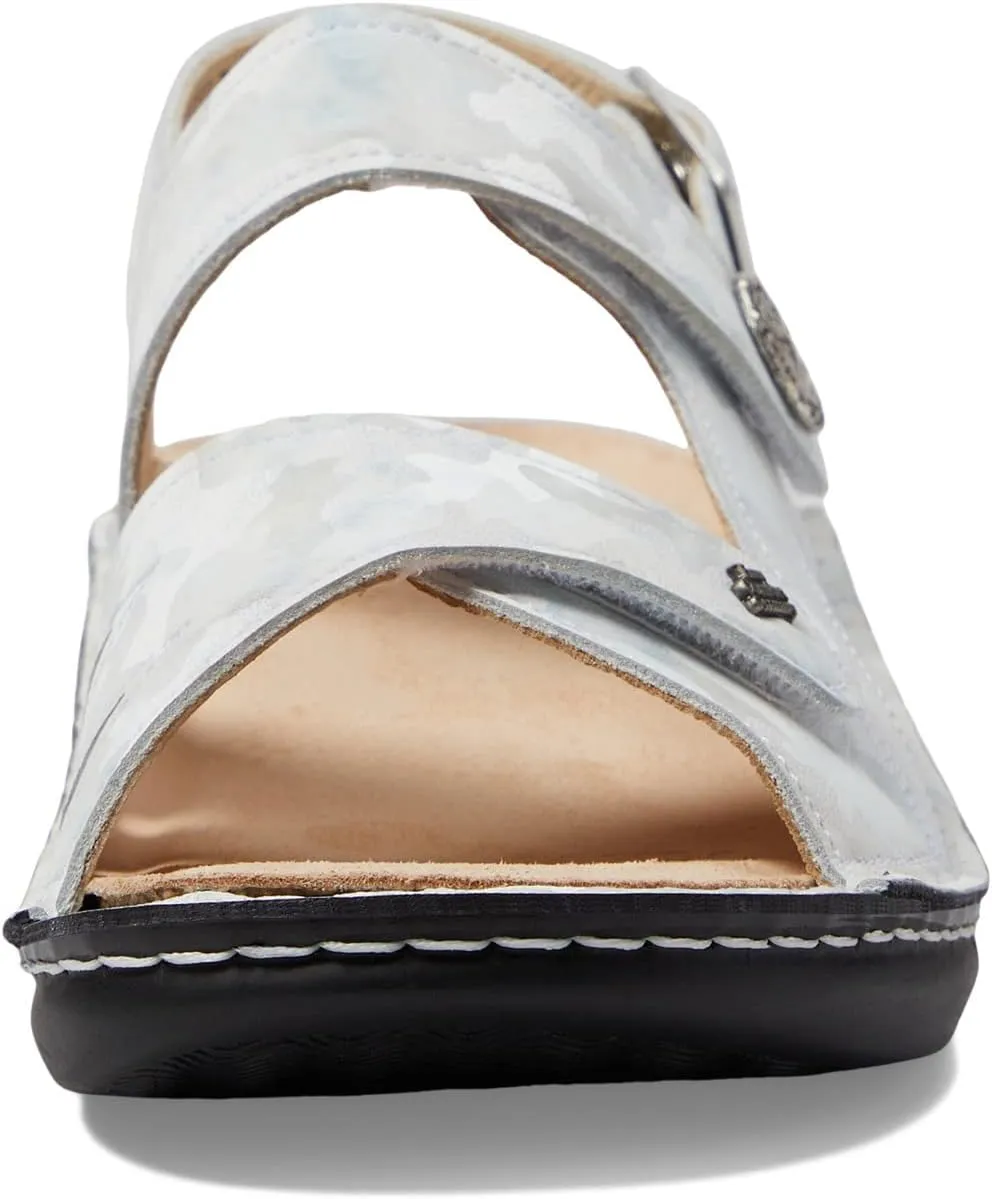 Barbuda Finn Comfort Flat Sandals in Mavi Diva