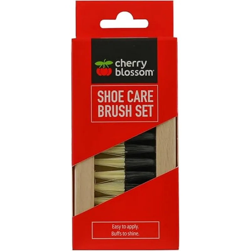 Cherry Blossom Shoe Care Brush Set