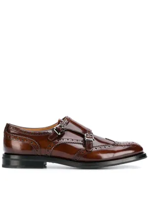 CHURCH'S - Women Lanar Polished Fumè Monk Brogue