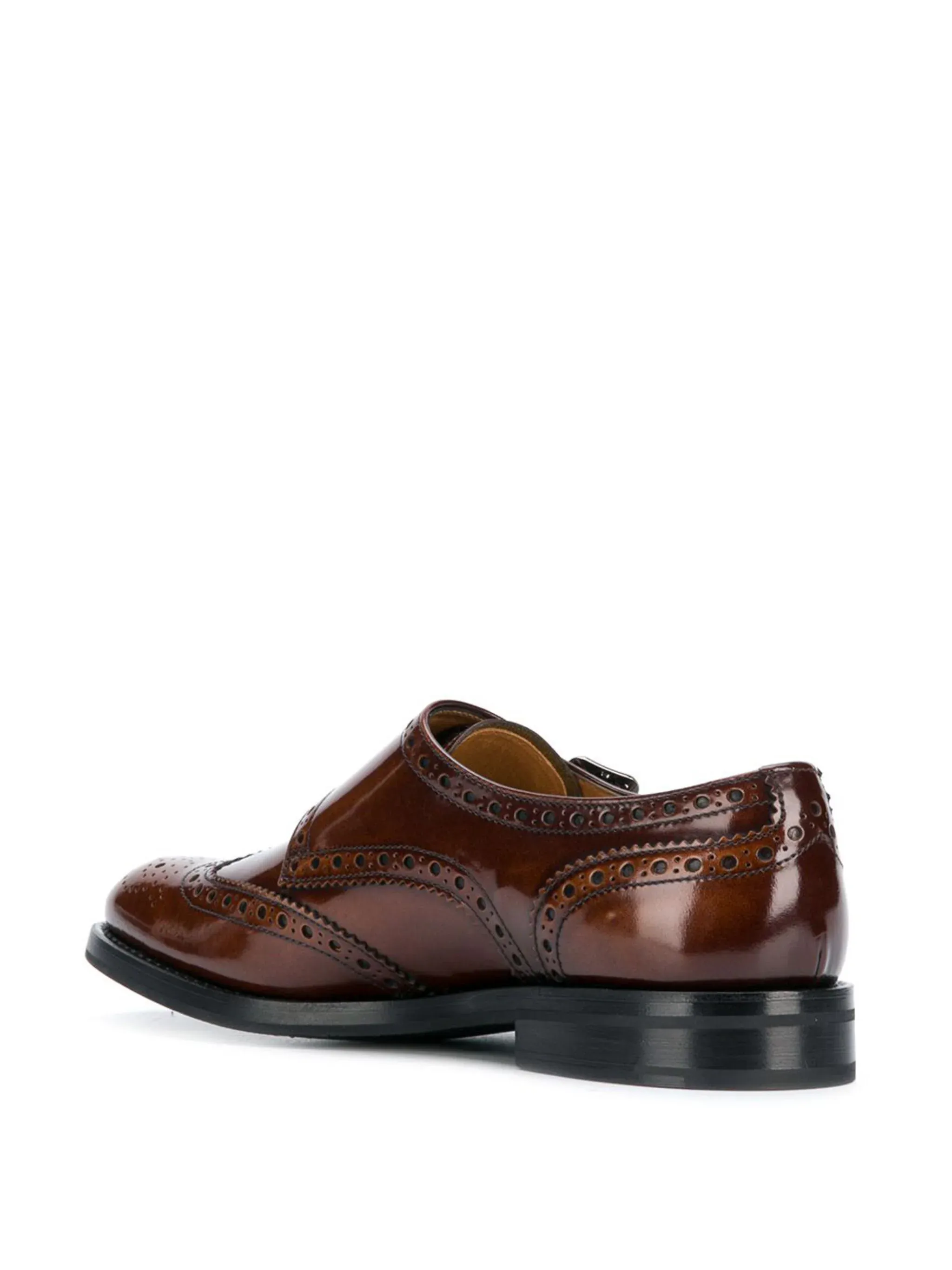 CHURCH'S - Women Lanar Polished Fumè Monk Brogue