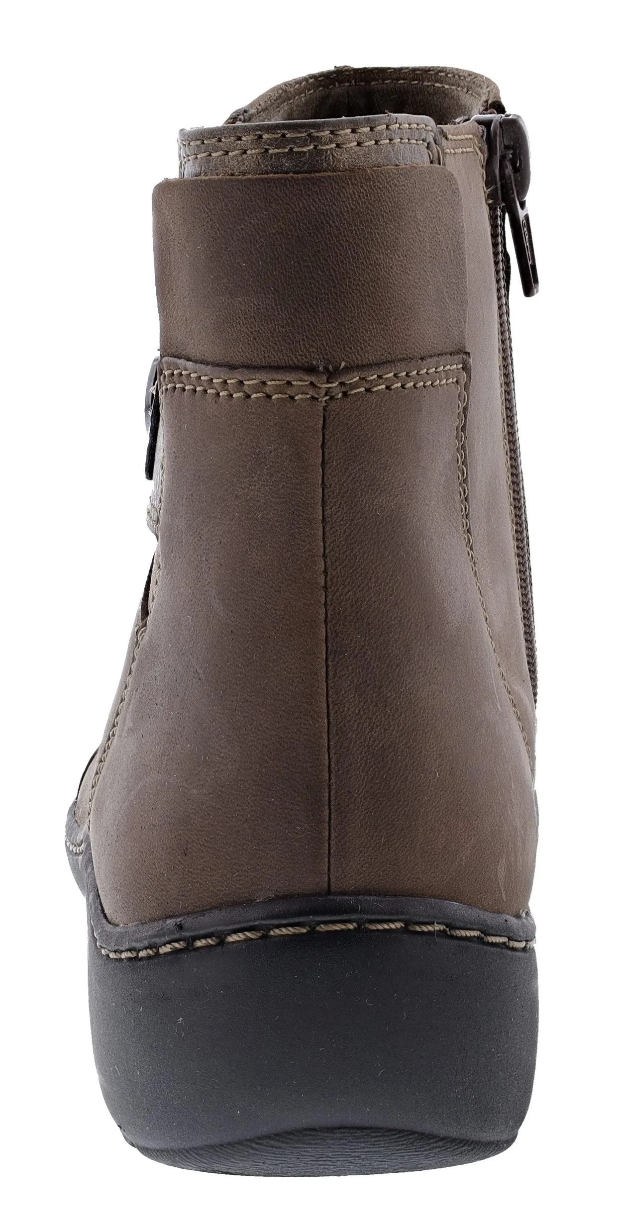 Clarks Women's Cora Tropic Leather Ankle Boots