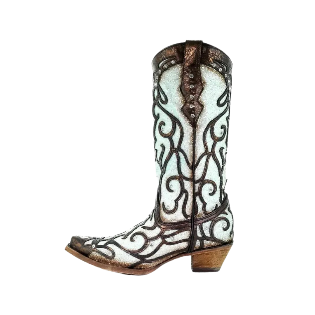 Corral Boots Women's Sky Blue Snip Toe Boot