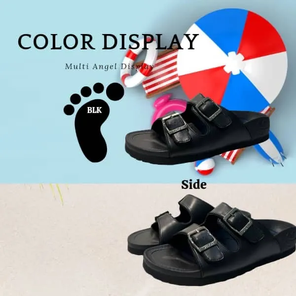 DR.KONG KIDS SMART FOOTBED SANDALS DK-DS200012-BLK(RP : $139)