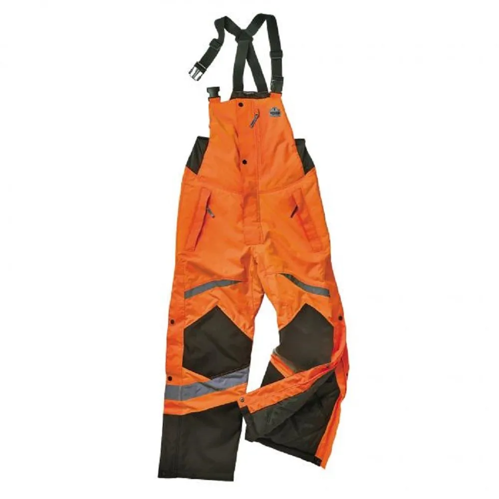 Ergodyne GloWear 8928 Class E Hi-Vis Insulated Bibs, 1 Each