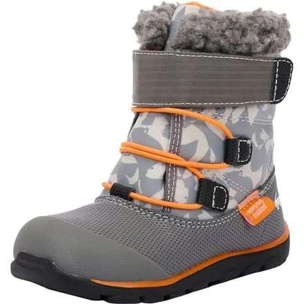 Gilman Waterproof Insulated Boots - See Kai Run Boys, Grey/Orange