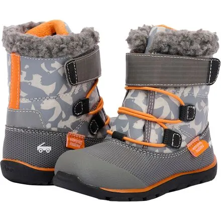 Gilman Waterproof Insulated Boots - See Kai Run Boys, Grey/Orange