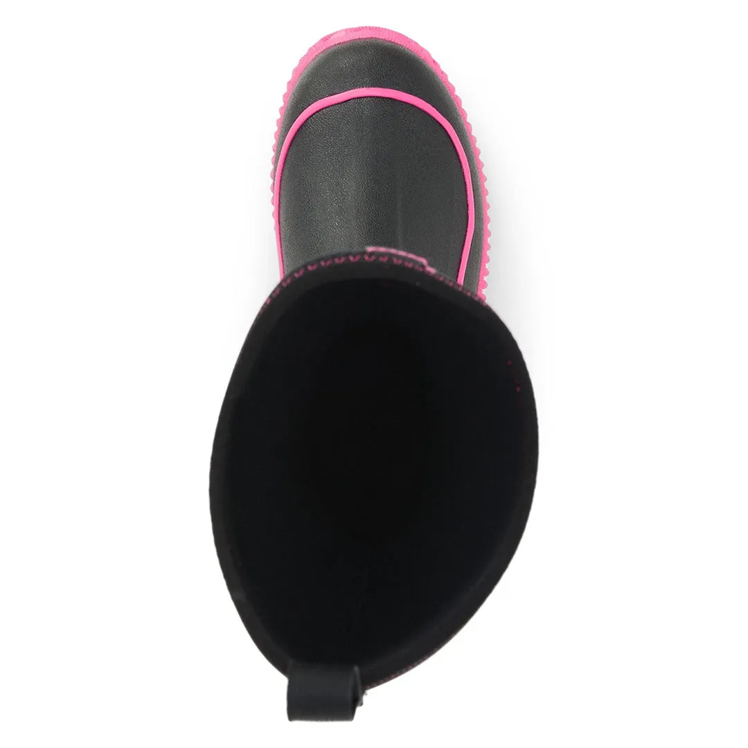 Hale Tall Boots - Black/Pink by Muckboot