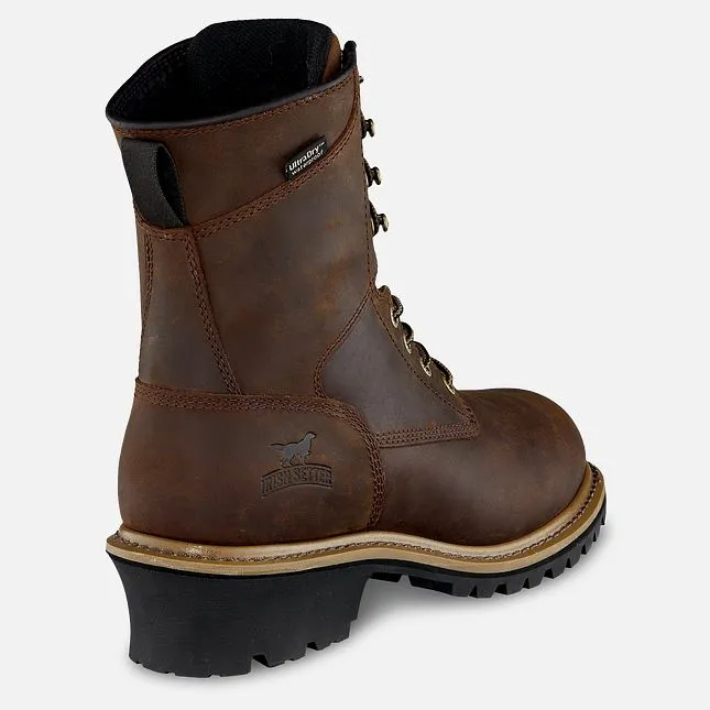 Irish Setter by Red Wing Shoes 83838 Waterproof Insulated Mesabi 8" Safety Toe Logger Boot