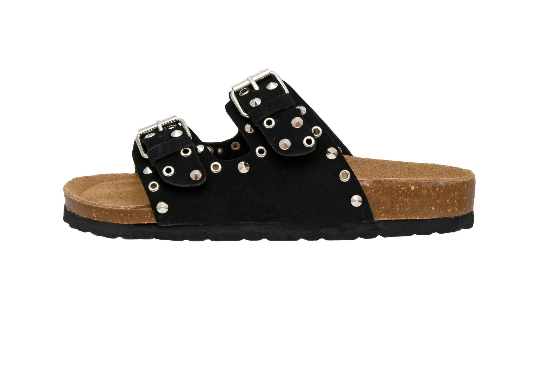 Landon Studded Cork Footbed Sandal