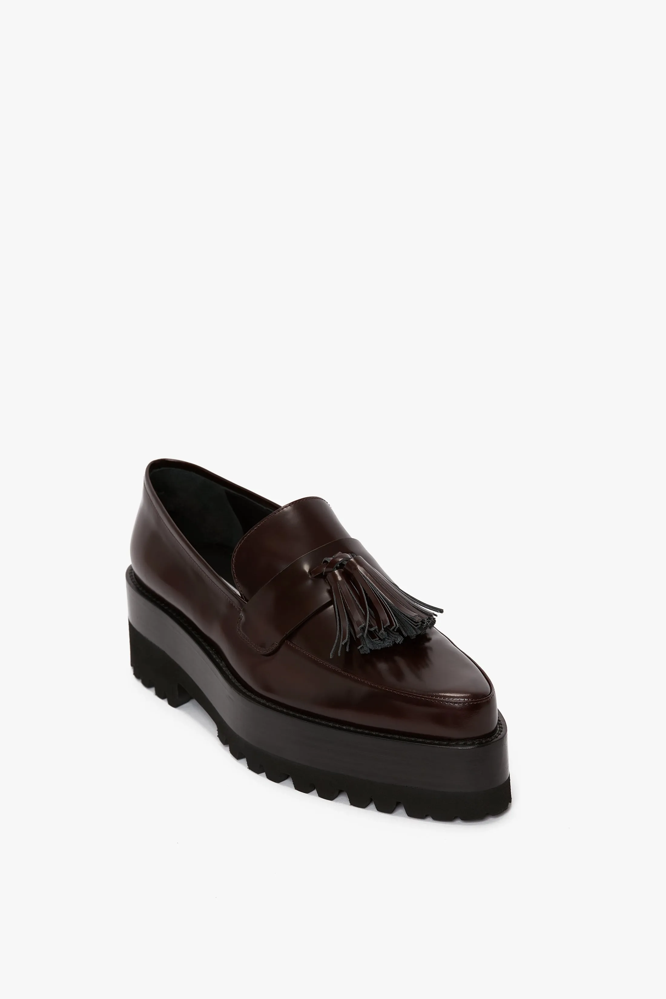 Loafer With Toggles In Port Leather