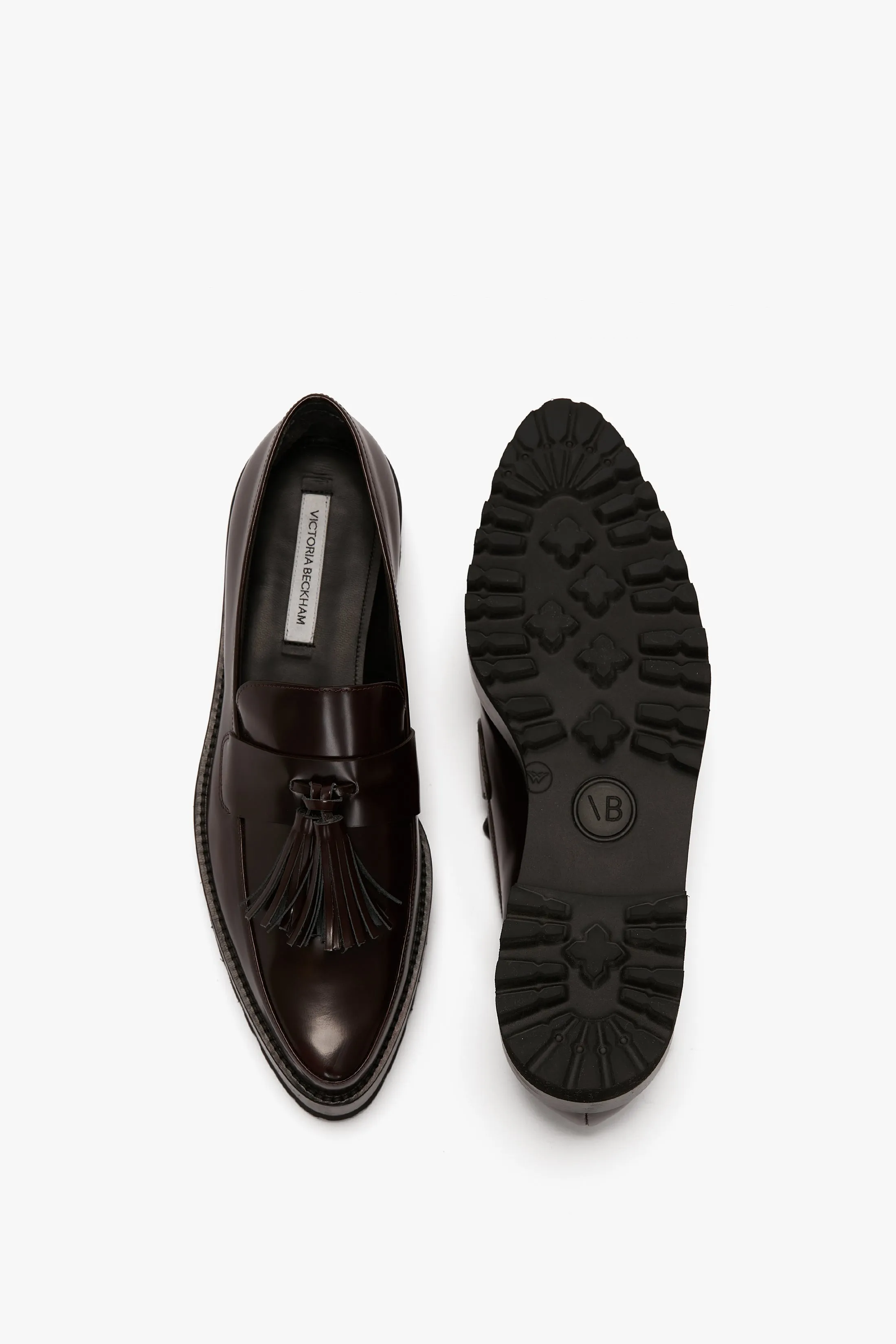 Loafer With Toggles In Port Leather