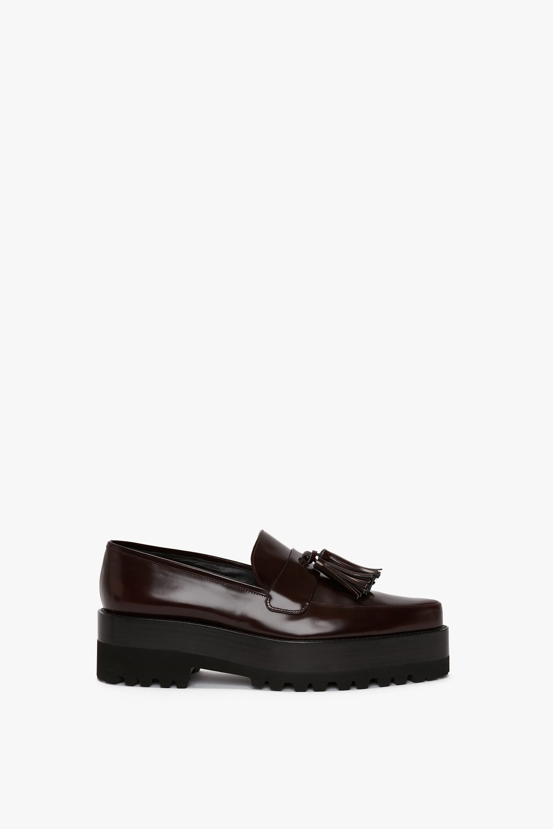 Loafer With Toggles In Port Leather