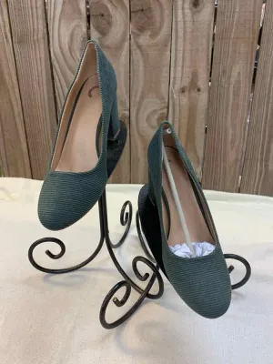 NWT TRU COMFORT FOAM SHOES 10 MOSS GREEN Corduroy PUMP Shoes