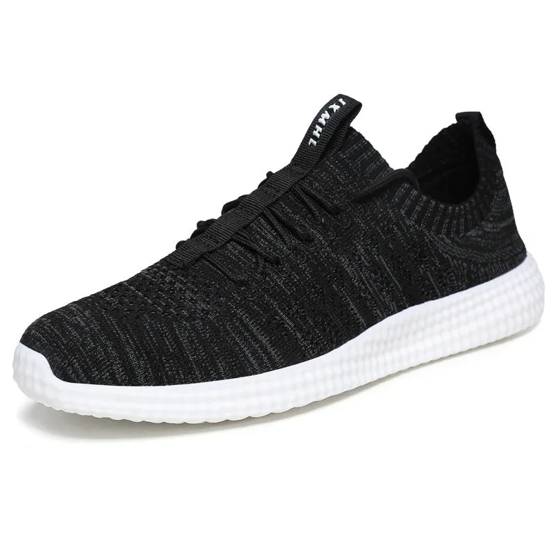 Summer men's shoes net shoes fly woven sneakers men's casual shoes Korean fashion shoes running shoes DF-6672