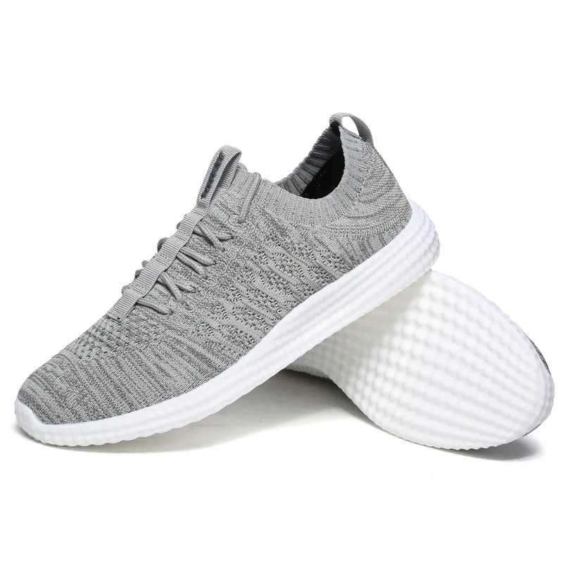 Summer men's shoes net shoes fly woven sneakers men's casual shoes Korean fashion shoes running shoes DF-6672