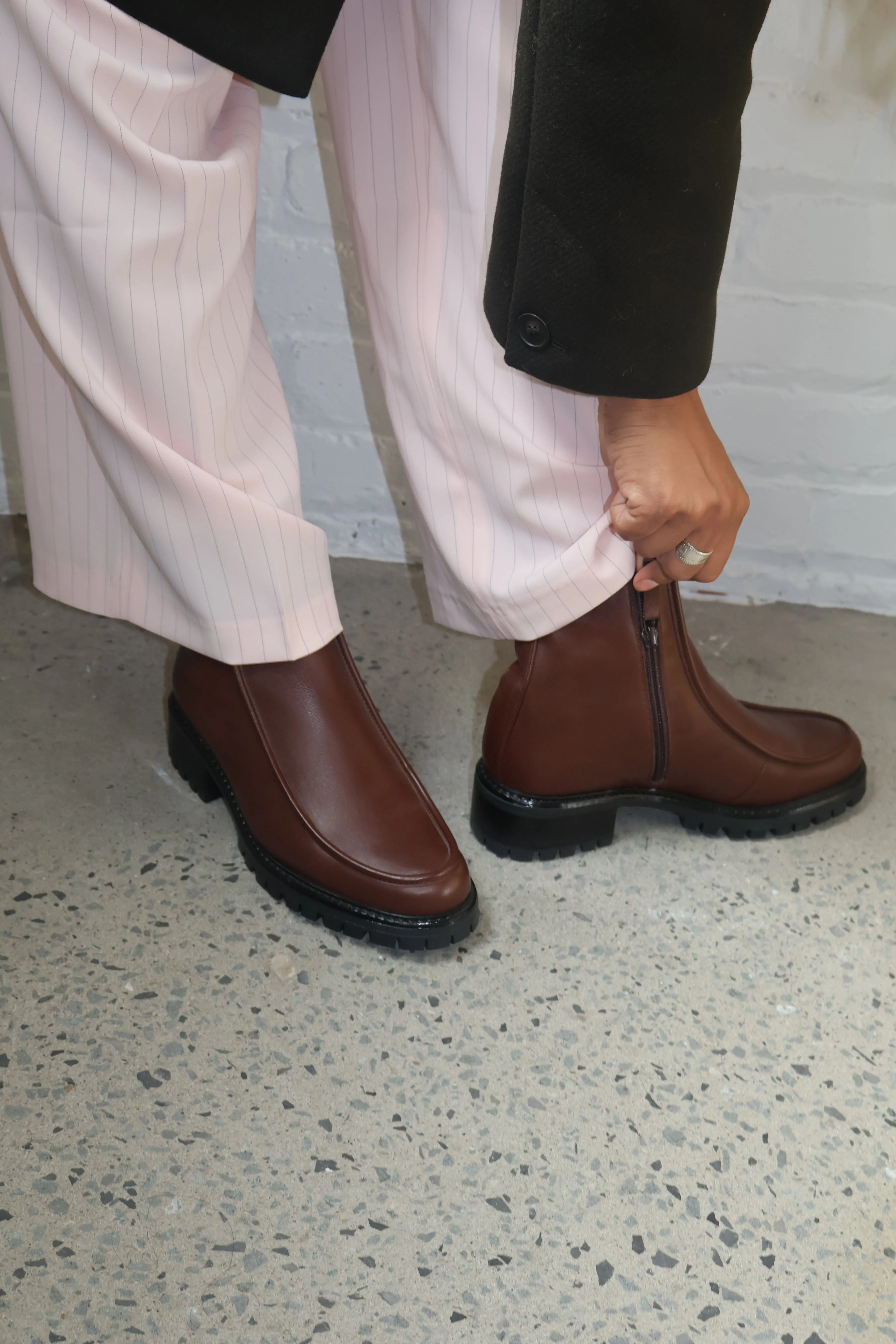 Vigo Brown Lined Boot