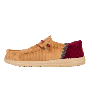 Wally Funk Corduroy - Tan/Burgundy