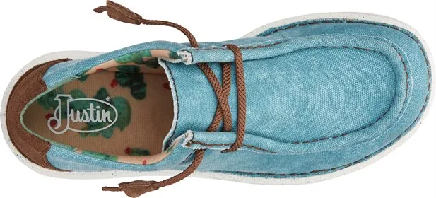 Women's Justin Turquoise Hazer Shoe